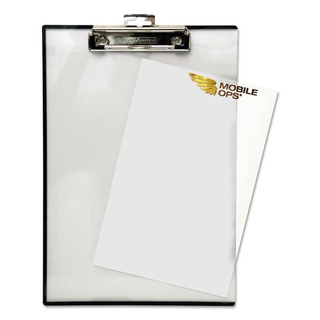 Baumgartens 9" x 12" Quick Reference Clipboard, 1/2" capacity, Clear TA1611